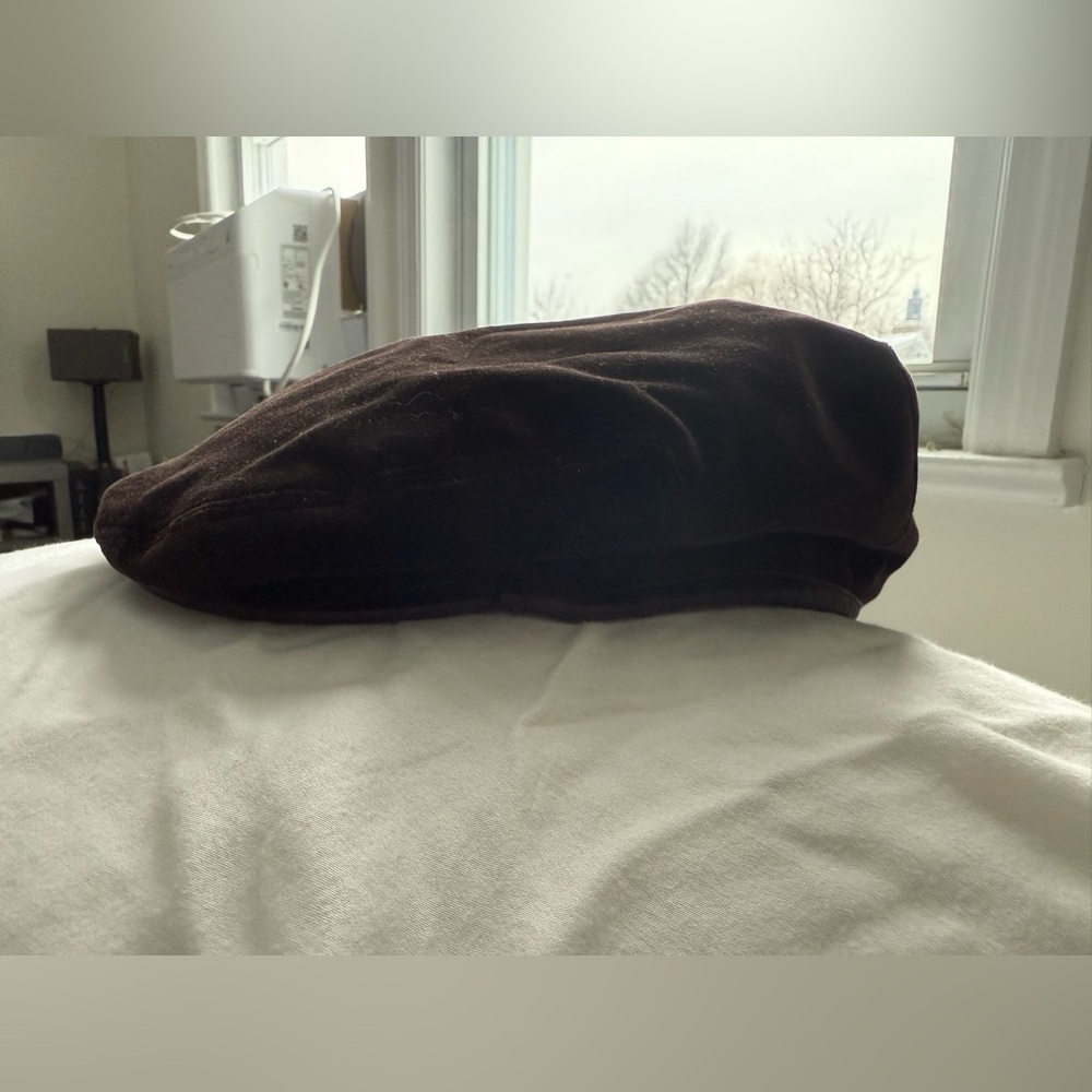 Juicy Couture Vintage Newsboy Hat Cap Y2K brown